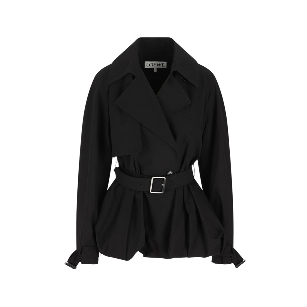 Loewe Buckled Collared Coat Size 36